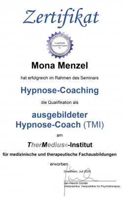 Hypnose Coaching Zertifikat