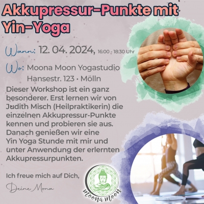 Akkupressur-Punkte und Yin-Yoga